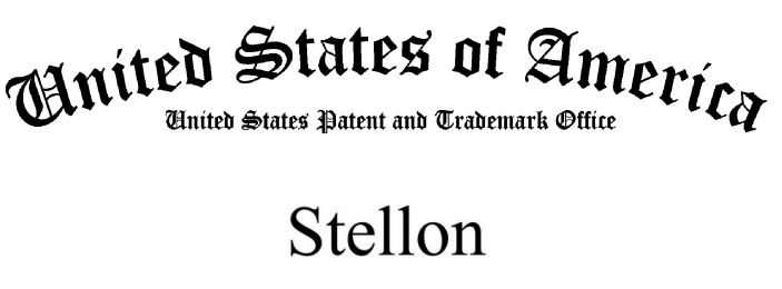 Patent of Trademark Stellon